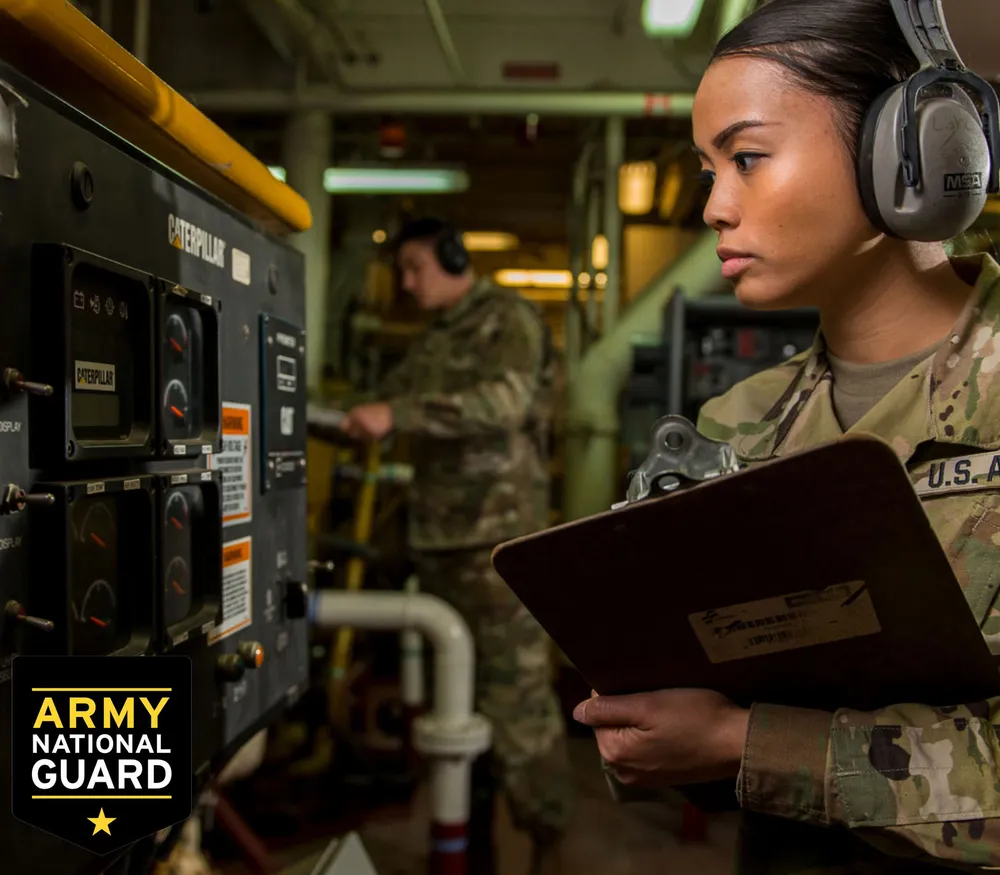 Army National Guard recruitment platform interface